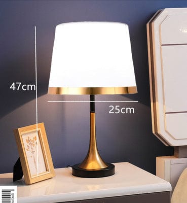 One Tree Hydroponics Bedside Light Horn white / US Simple Touch Table Lamp