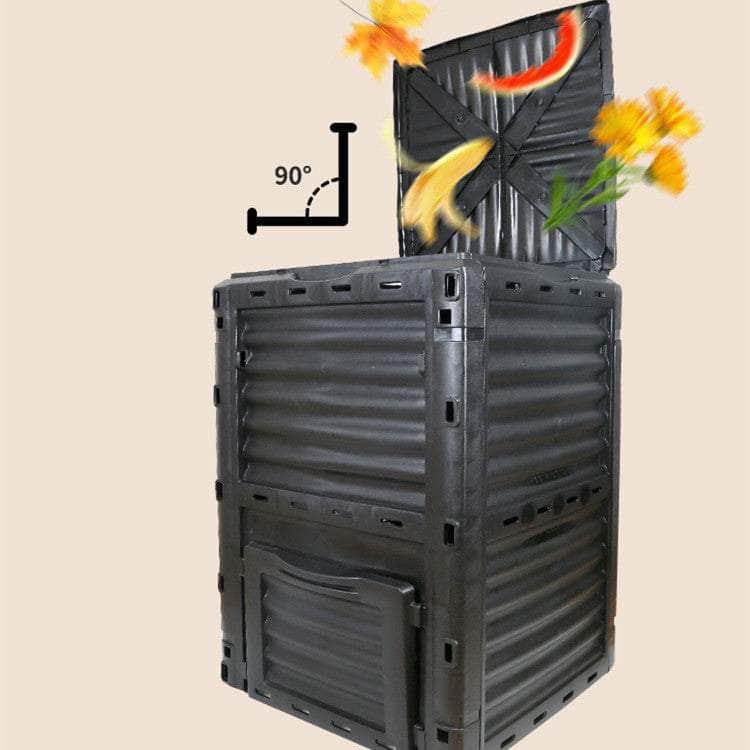 One Tree Hydroponics Compost Bucket Black Compost Bucket 300L