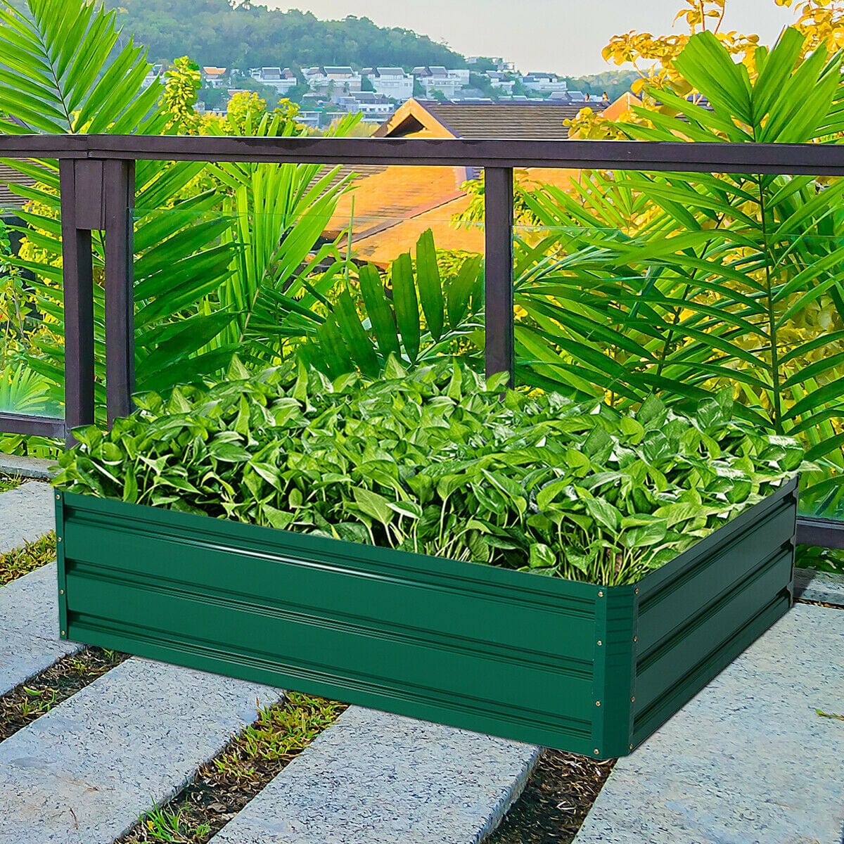 One Tree Hydroponics Gardening Metal Raised Garden Bed