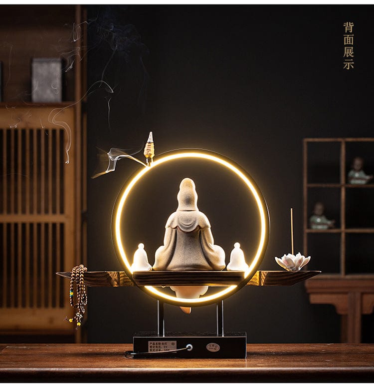 One Tree Hydroponics Incense Holder Zen Avalokitesvara Buddha Incense Holder