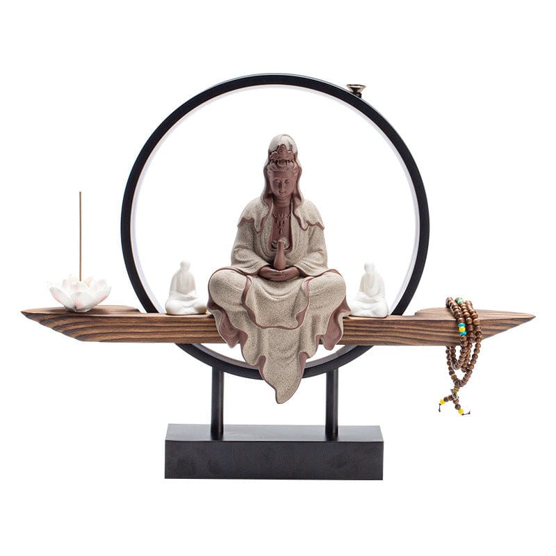 One Tree Hydroponics Incense Holder Zen Avalokitesvara Buddha Incense Holder