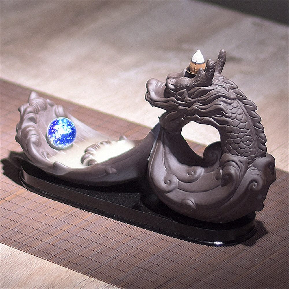 One Tree Hydroponics Incense Holders Dragon Backflow Incense Burner
