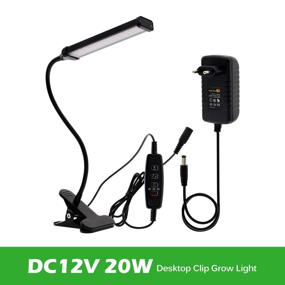 One Tree Hydroponics Indoor Grow Lights 12V Adapter 20W Full Spectrum LED Grow Light