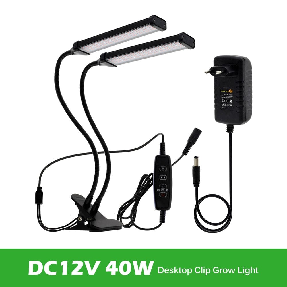One Tree Hydroponics Indoor Grow Lights 12V Adapter 40W Full Spectrum LED Grow Light