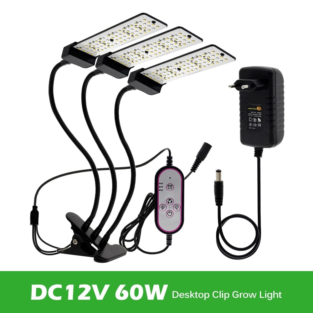 One Tree Hydroponics Indoor Grow Lights DC12V 60W Full Spectrum LED Grow Light