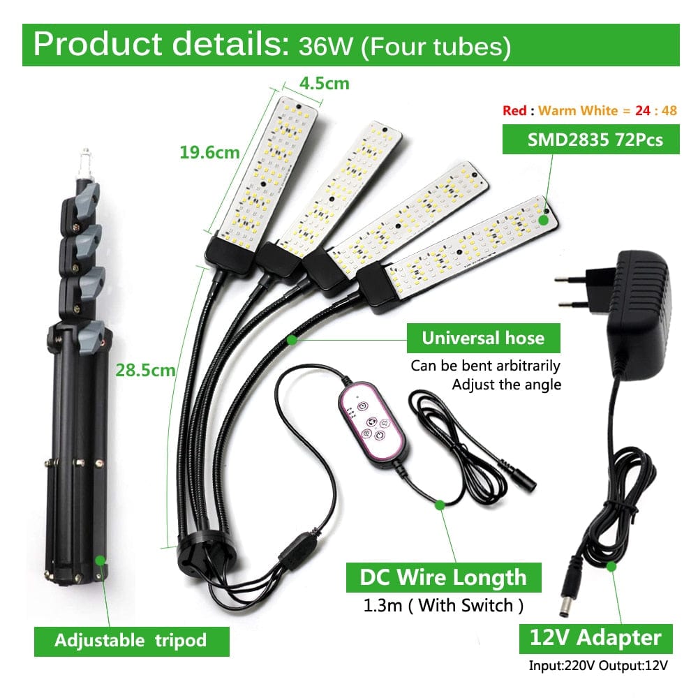 One Tree Hydroponics Indoor Grow Lights Full Spectrum LED Grow Light