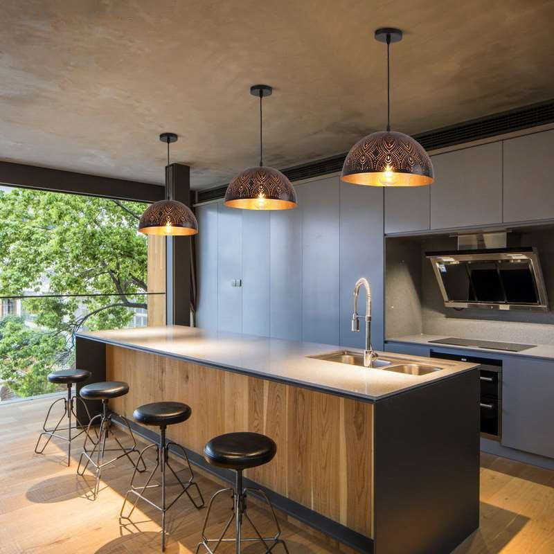 One Tree Hydroponics Interior Lights Black Iron Hanging Lights
