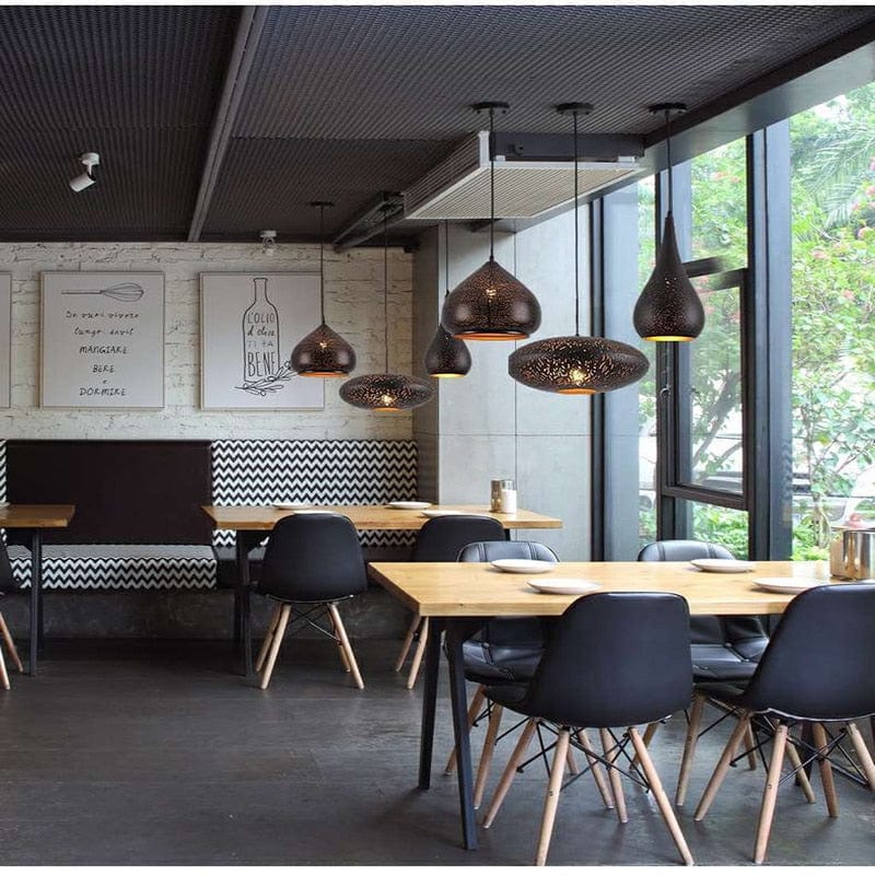 One Tree Hydroponics Interior Lights Black Iron Hanging Lights