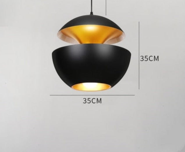 One Tree Hydroponics Interior Lights Large Black European Style Apple Chandelier