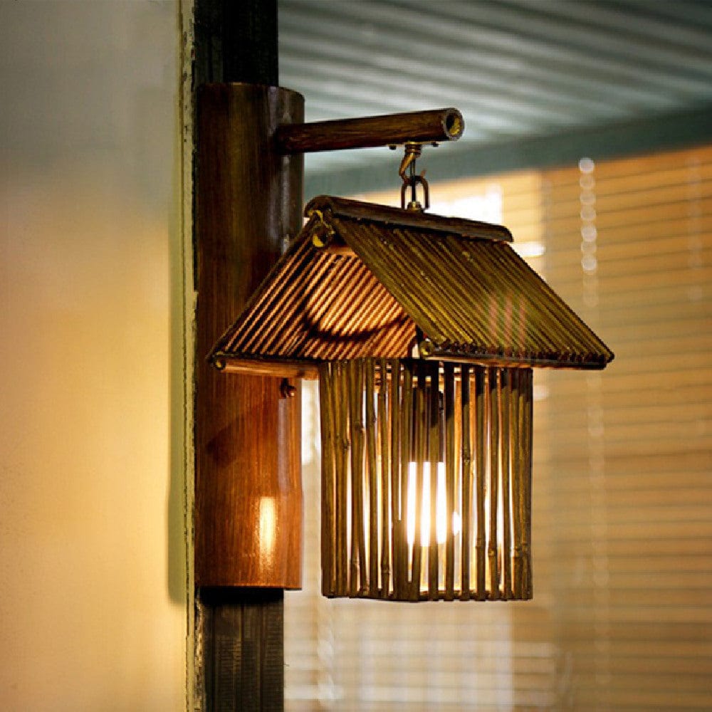 One Tree Hydroponics Lighting Antique Bamboo Wall Lamp