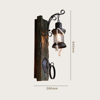 One Tree Hydroponics Lighting Antique Bamboo Wall Lamp
