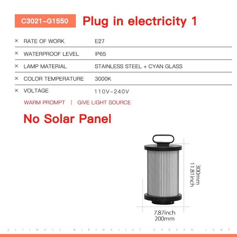 One Tree Hydroponics Outdoor Lighting Electricity 30CM Villa Outdoor Landscape Lawn Light