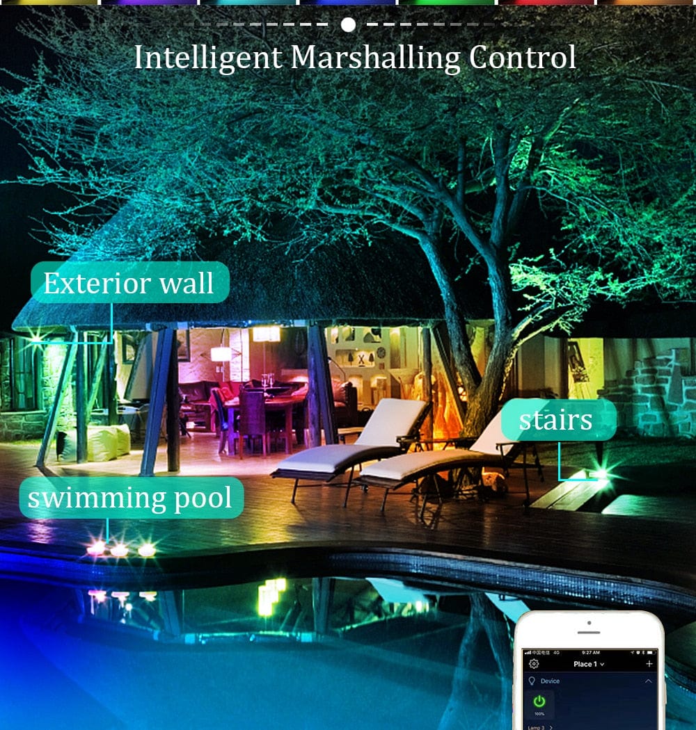 One Tree Hydroponics Outdoor Lighting Smart Outdoor Spotlight
