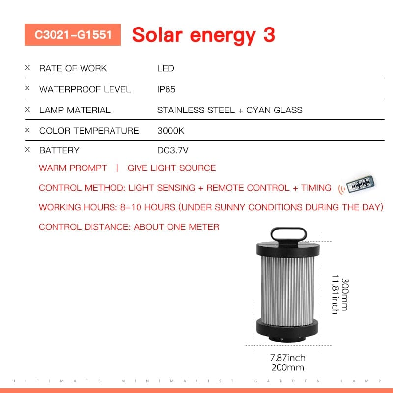 One Tree Hydroponics Outdoor Lighting Solar 30CM Villa Outdoor Landscape Lawn Light