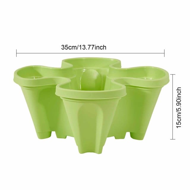 One Tree Hydroponics Plant Pots 1pc Green Stackable Pots