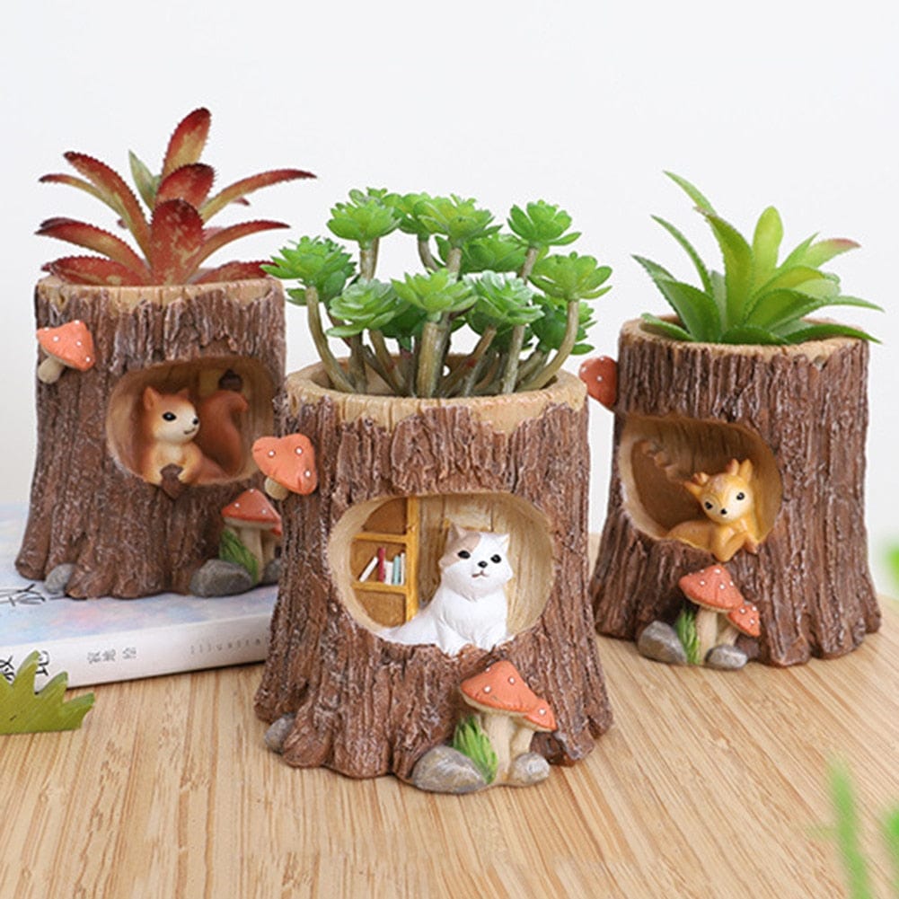 One Tree Hydroponics Plant Pots Animal Bonsai Basket