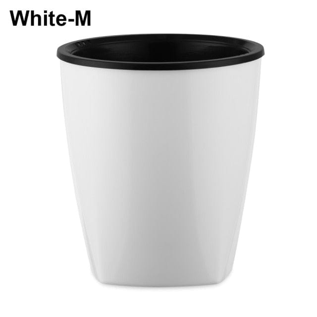 One Tree Hydroponics Plant Pots B-white M Self-Watering Flower Pot