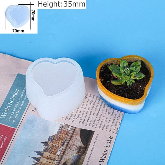 One Tree Hydroponics Plant Pots B2 Silicone Molds Flower Pots