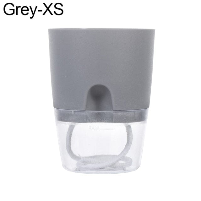 One Tree Hydroponics Plant Pots C-Grey XS Self-Watering Flower Pot