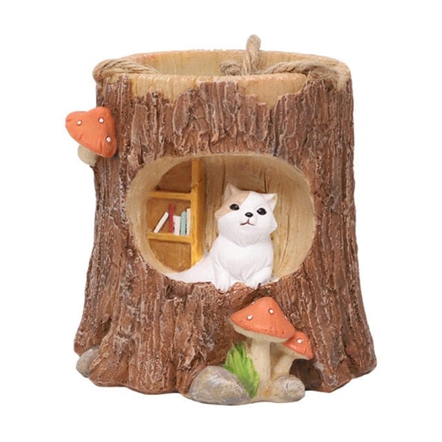 One Tree Hydroponics Plant Pots Kitten Animal Bonsai Basket