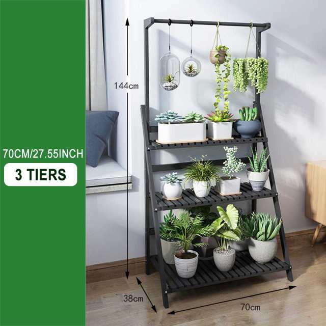 One Tree Hydroponics Plant Stands 70CM Folding 3 Tier Plant Shelves