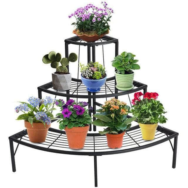 One Tree Hydroponics Plant Stands Corner Plant Metal Stand 3 Tier