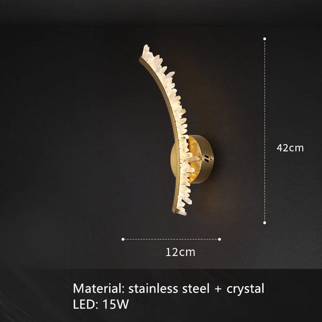 One Tree Hydroponics Wall Lights 1 Light Crystal LED Wall Light