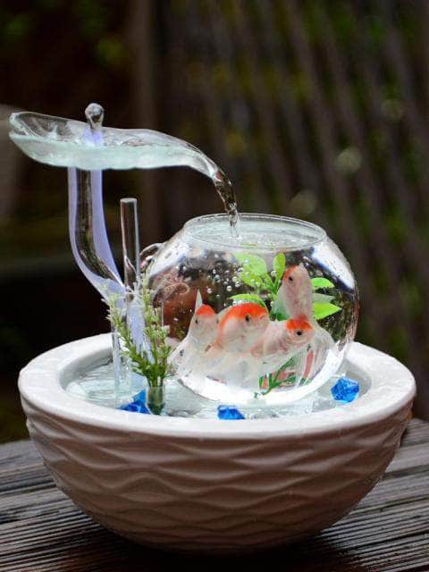 One Tree Hydroponics Fountain Fish Tank D Ceramic Fountain Fish Tank