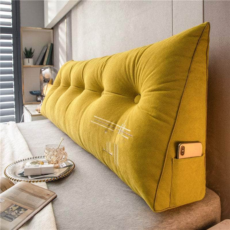  100x 50x20cm Triangle Sofa Back Pillow