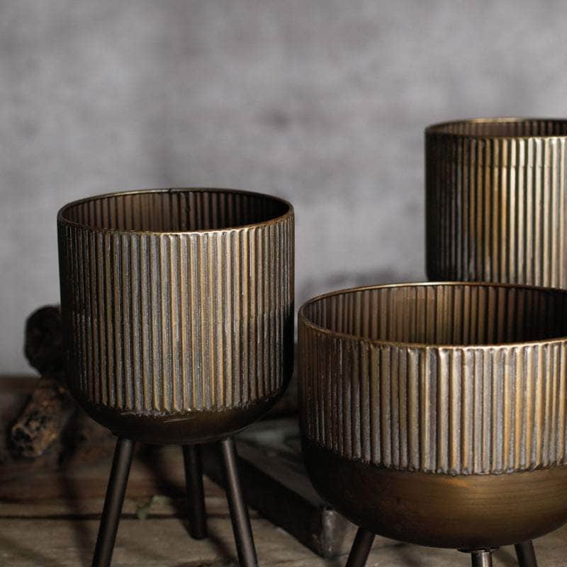 industrial planter pots American Industrial Metal Flower Pot – One Tree Hydroponics
