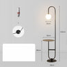 One Tree Hydroponics Bedside Light Black iron table / US Minimalist Bedroom Lamp