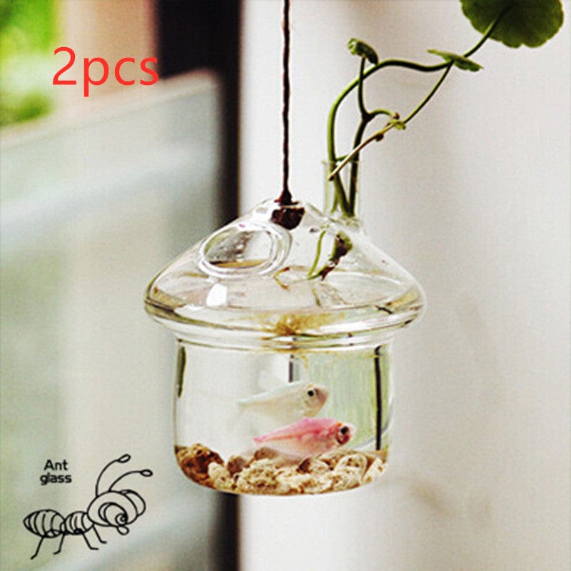 One Tree Hydroponics Fish Tank 2PCS Glass Fish Tank Pot