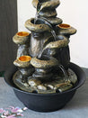 One Tree Hydroponics Fountains & Waterfalls Three Tier Water Fountain w/ LED Lights