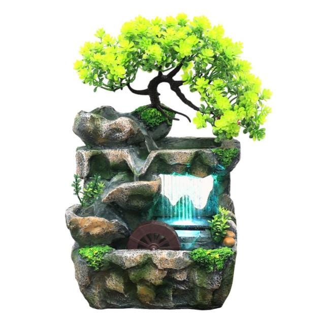 One Tree Hydroponics Fountains & Waterfalls US  110V Feng Shui Fountain w/ Wealth Symbol