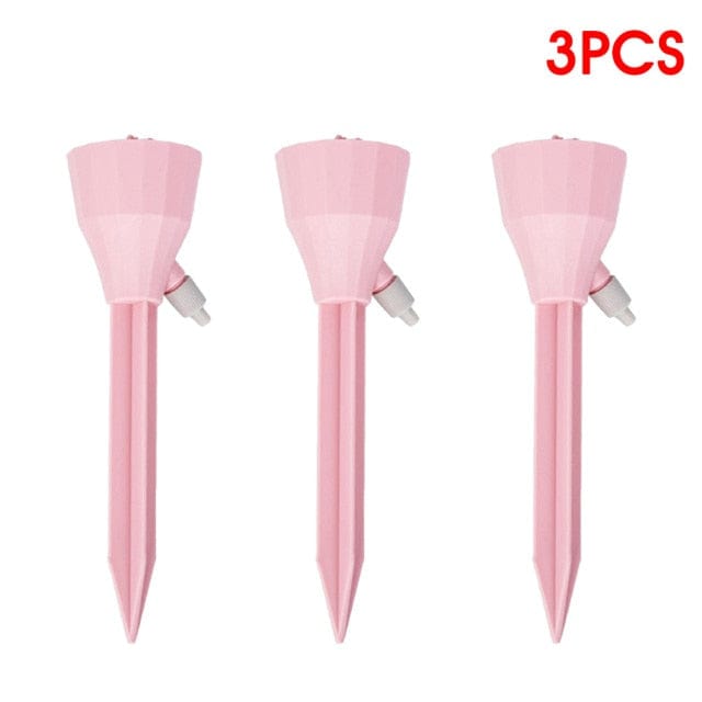 One Tree Hydroponics Gardening Pink Automatic Self Watering Spikes 3Pcs