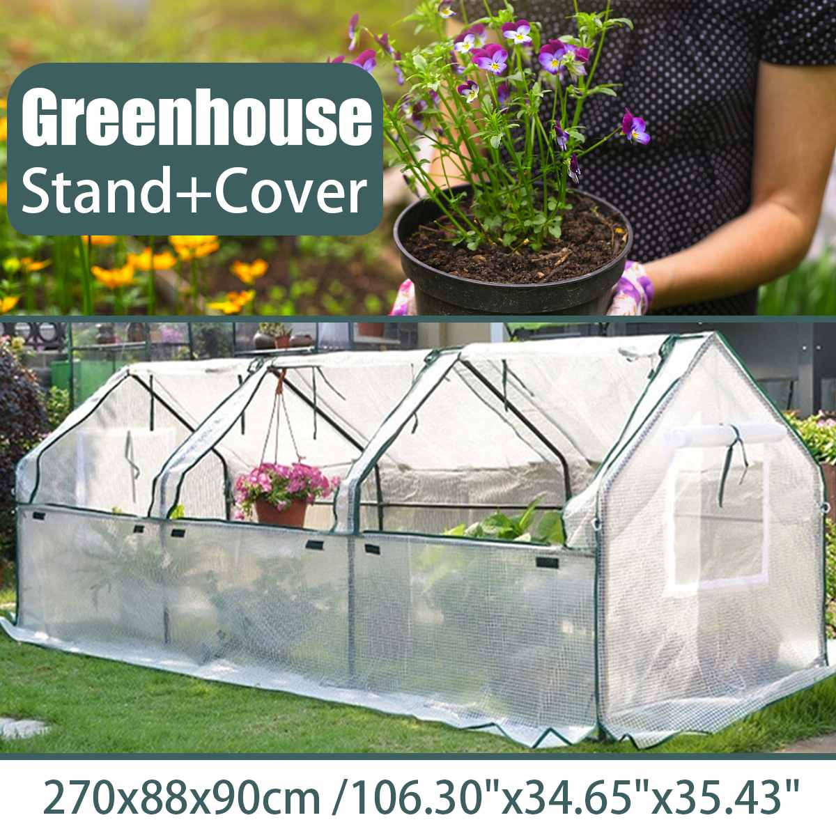 One Tree Hydroponics Greenhouse Green House 270x88x90cm