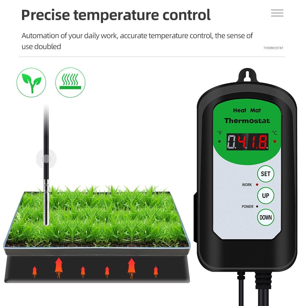 One Tree Hydroponics Heat Mat Thermostat Digital Heat Mat Thermostat 1000W