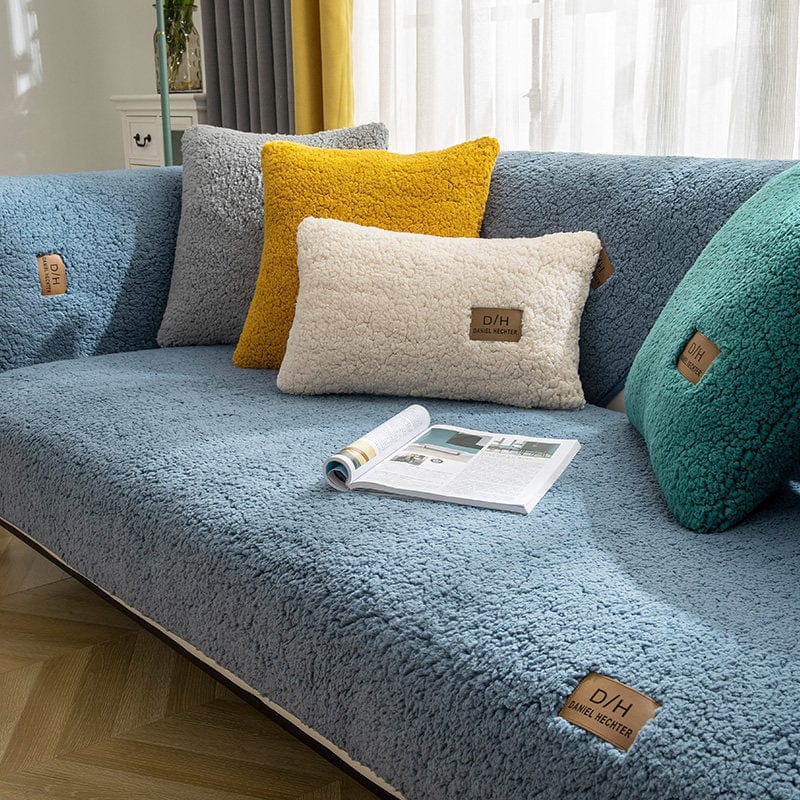  110x110cm Plush Sofa Covers