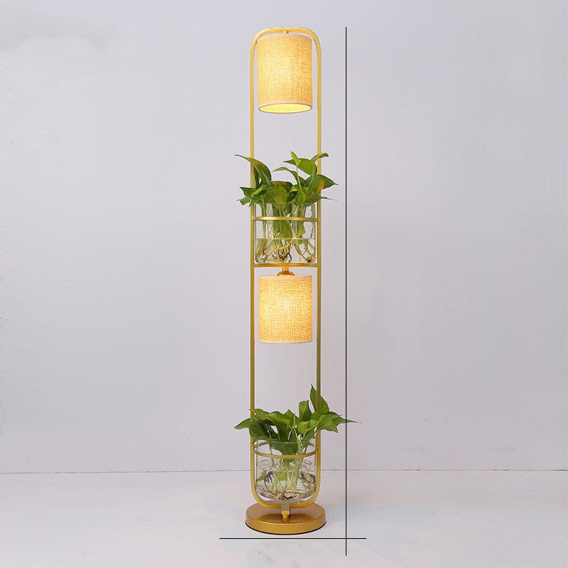 One Tree Hydroponics Home Décor Gold / White Light source Vertical Hydroponic Floor Lamp