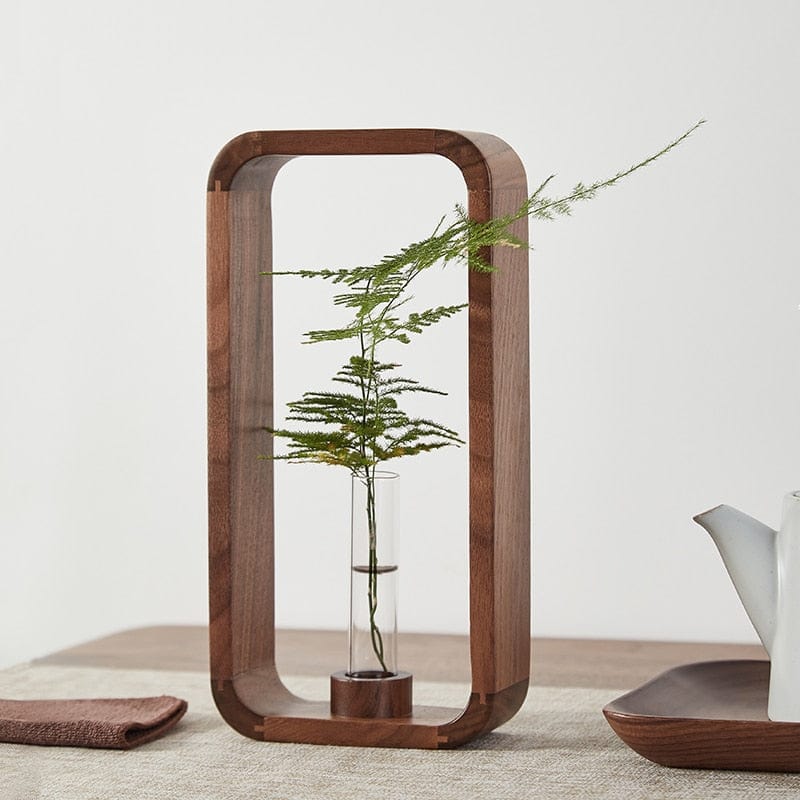 One Tree Hydroponics Home Décor Nordic Tabletop Wood Vase