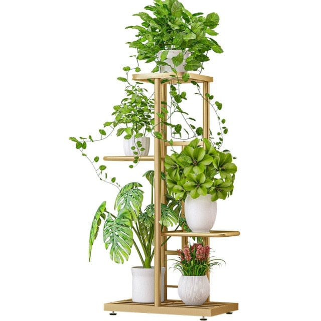 One Tree Hydroponics Home & Garden Gold Plant Stand Multiple Shelves