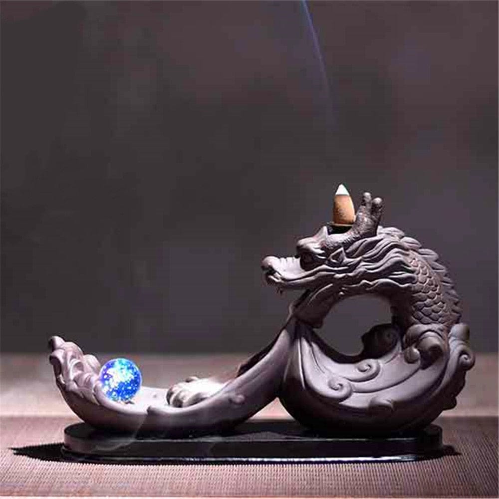 One Tree Hydroponics Incense Holders A x 20pcs incenses Dragon Backflow Incense Burner