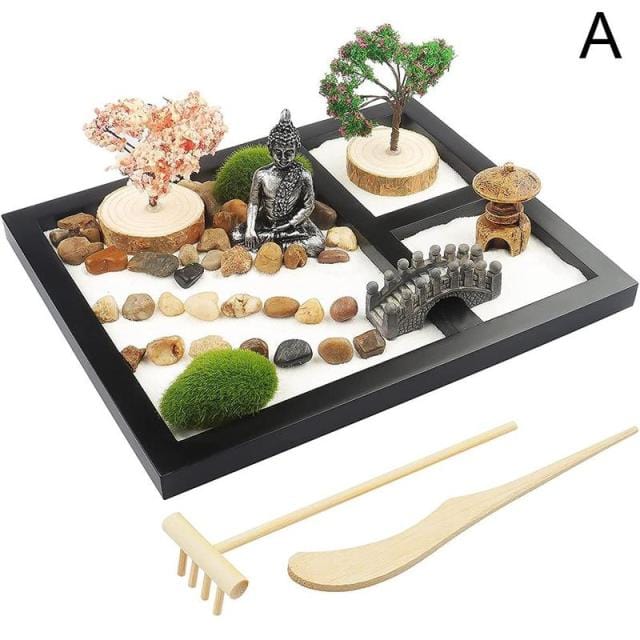 One Tree Hydroponics Incense Holders Buddha Zen Garden Sand Table Kit