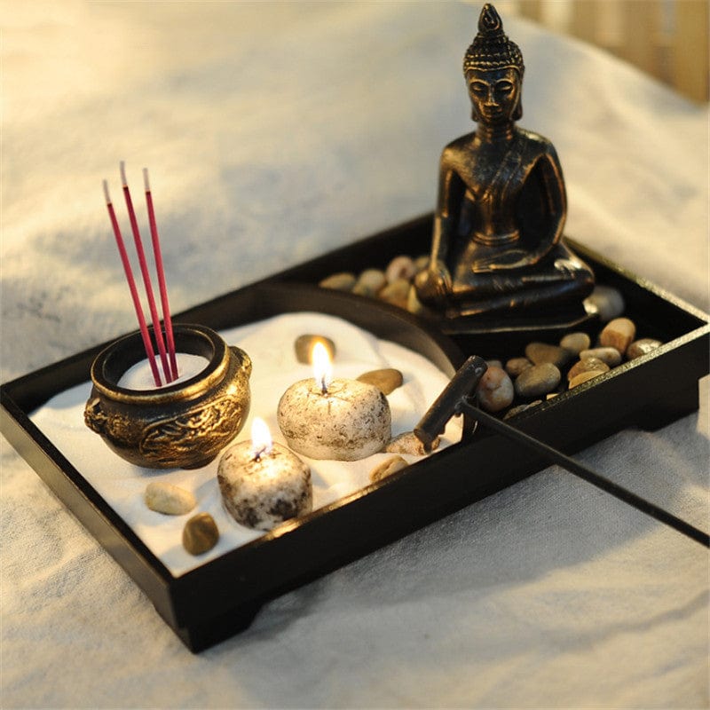 One Tree Hydroponics Incense Holders Buddha Zen Garden Sand Tray Kit