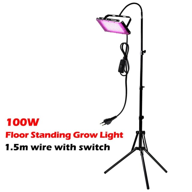 One Tree Hydroponics Indoor Grow Lights 100W With Stand Full Spectrum LED Grow Light With Stand AC220V