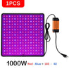 One Tree Hydroponics Indoor Grow Lights 1pc Red and Blue / US LED Grow Light Panel Full Spectrum 1000W