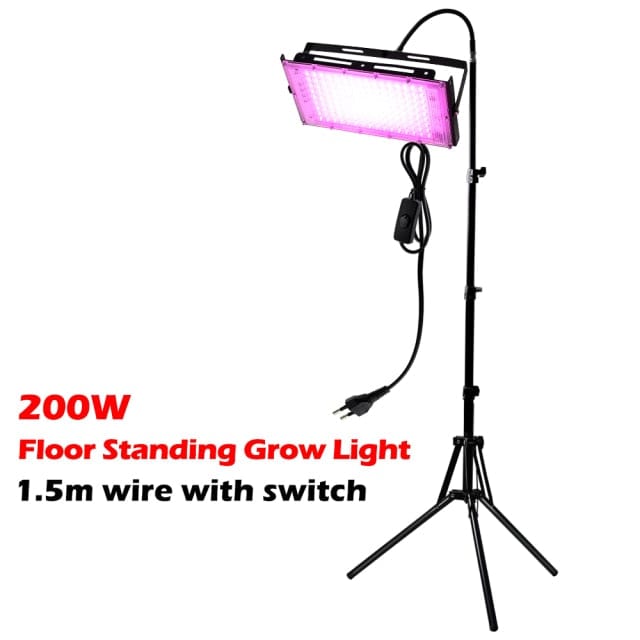 One Tree Hydroponics Indoor Grow Lights 200W With Stand Full Spectrum LED Grow Light With Stand AC220V