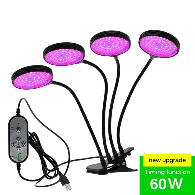 One Tree Hydroponics Indoor Grow Lights 60W Full Spectrum Grow Lights DC5V