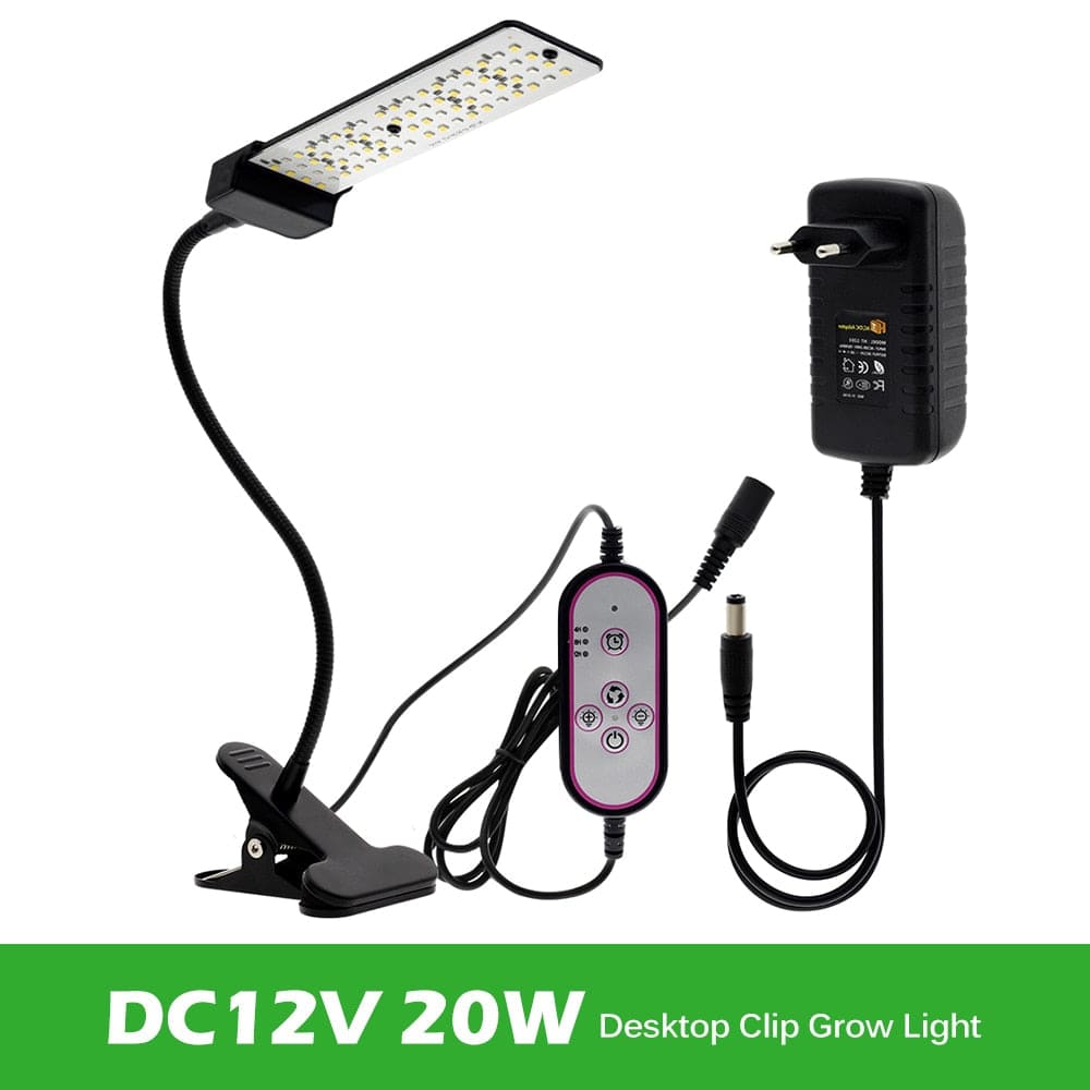 One Tree Hydroponics Indoor Grow Lights DC12V 20W Full Spectrum LED Grow Light