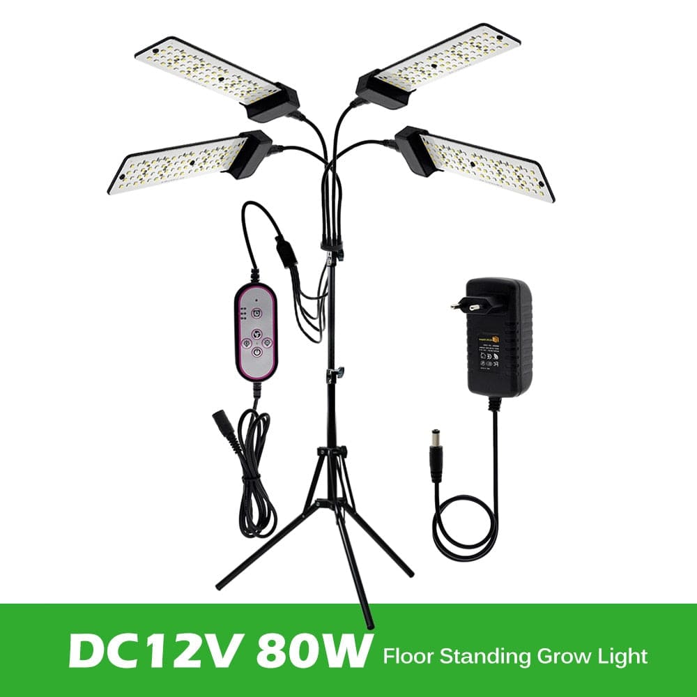 One Tree Hydroponics Indoor Grow Lights DC12V 80W 1 Full Spectrum LED Grow Light